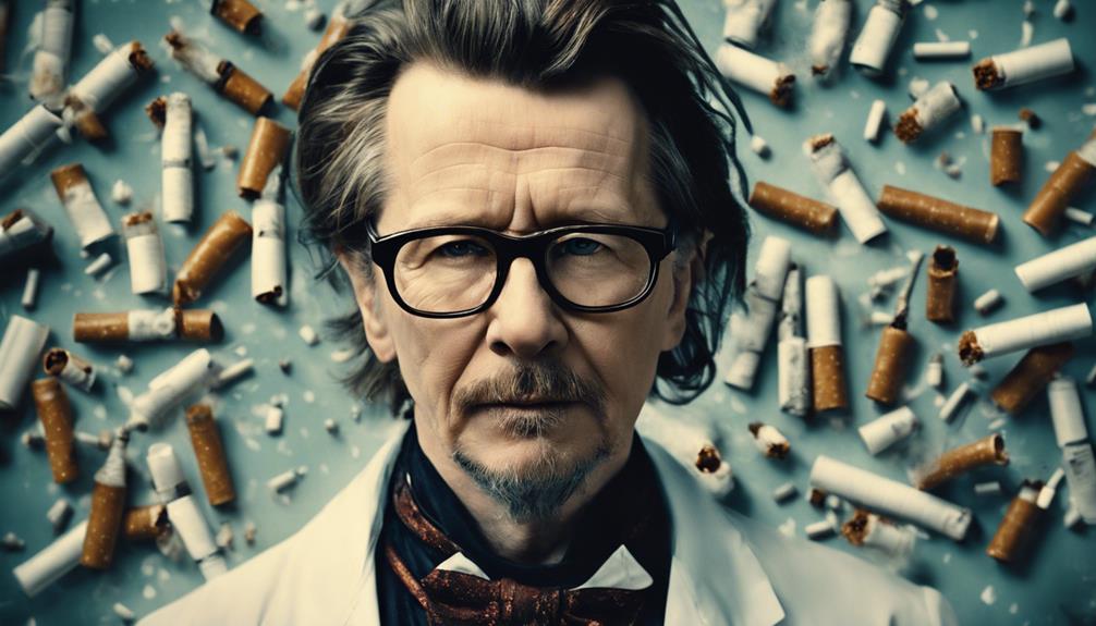 gary oldman nicotine poisoning