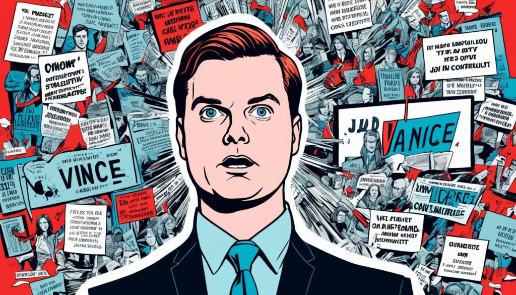 J.D. Vance bizarre statements and political controversies