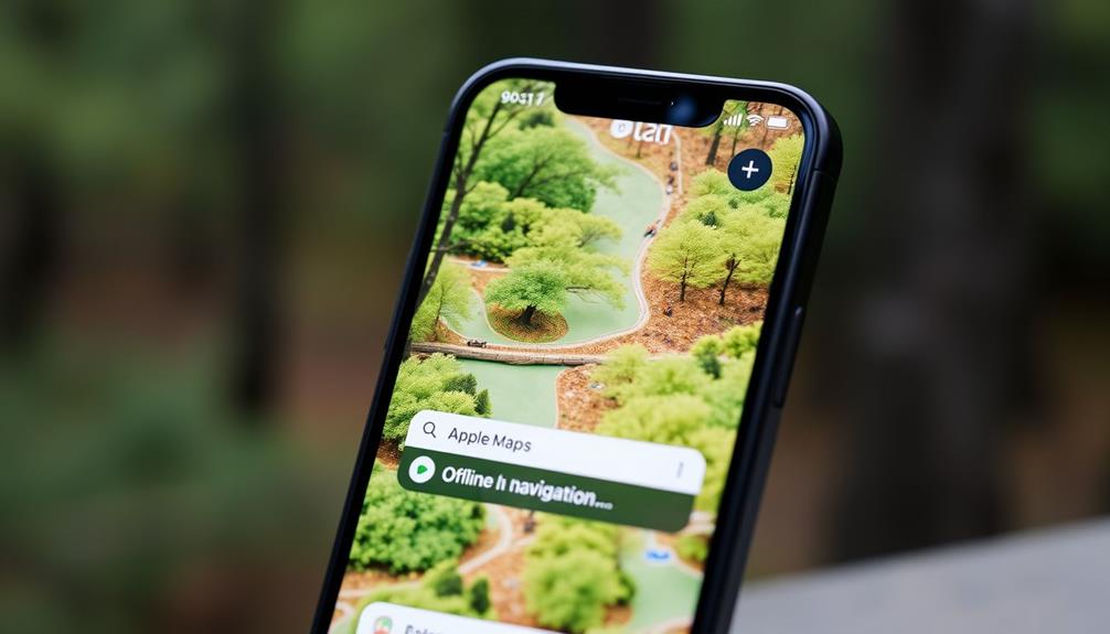 apple maps offline navigation