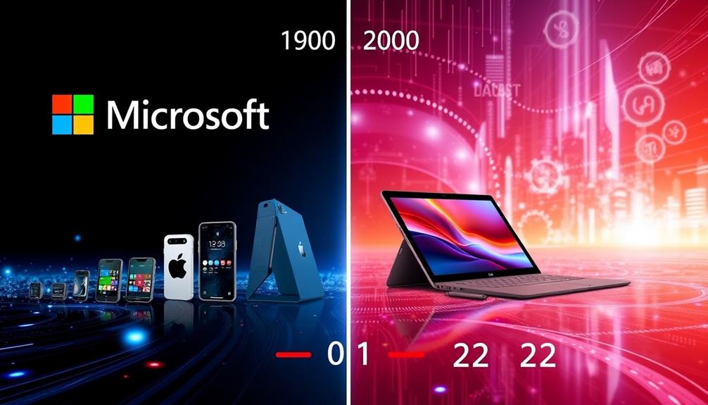 microsoft and apple innovation comparison