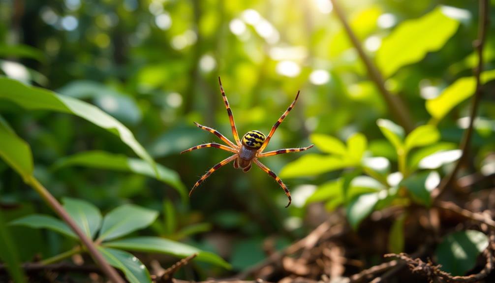 spider s unique defense strategy