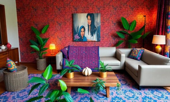 transformative indonesian fabric decor