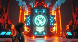 child builds minecraft fusion reactor
