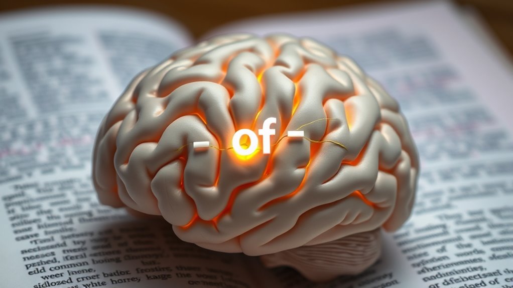 common words facilitate comprehension