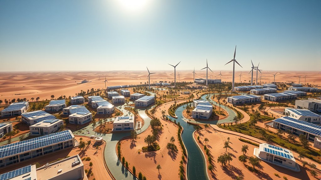 eco friendly desert city
