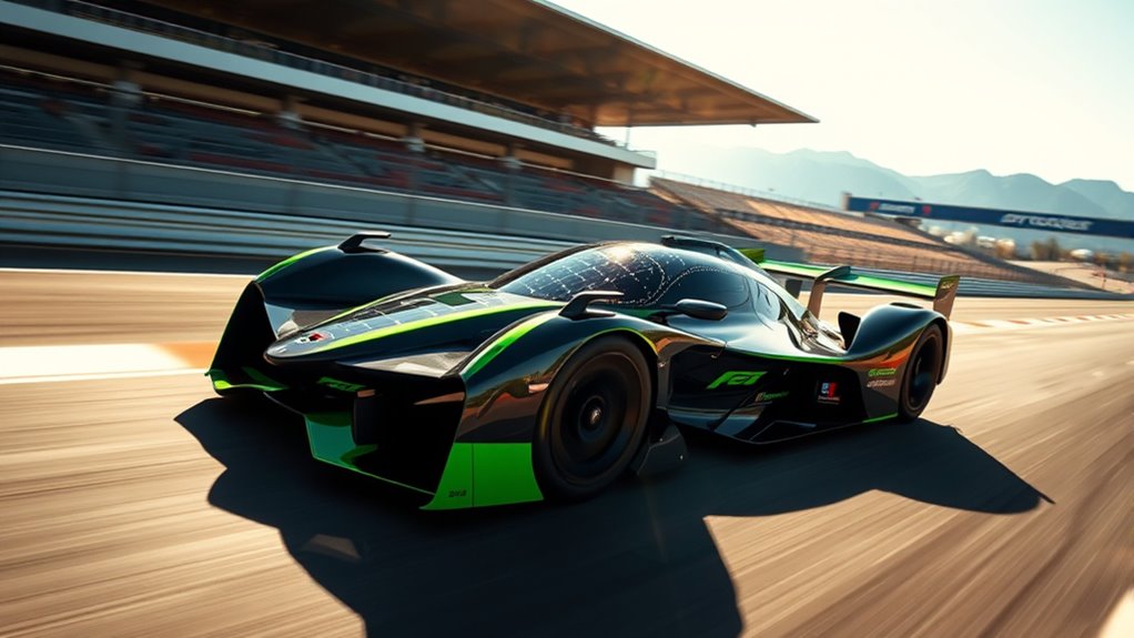 first solar powered car breaks speed record