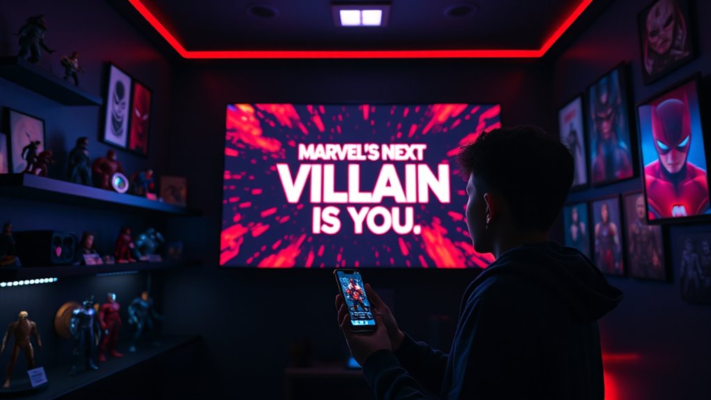 interactive marvel story rewards