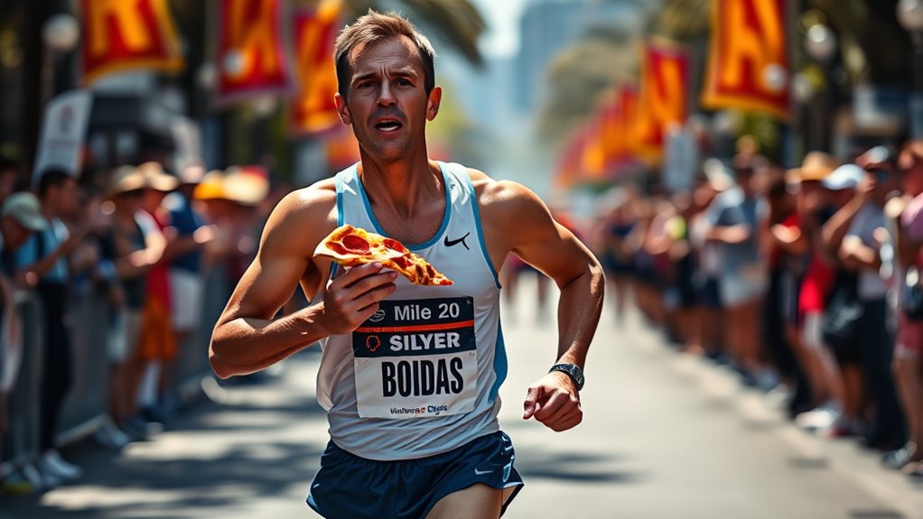 pizza boosts athletic endurance