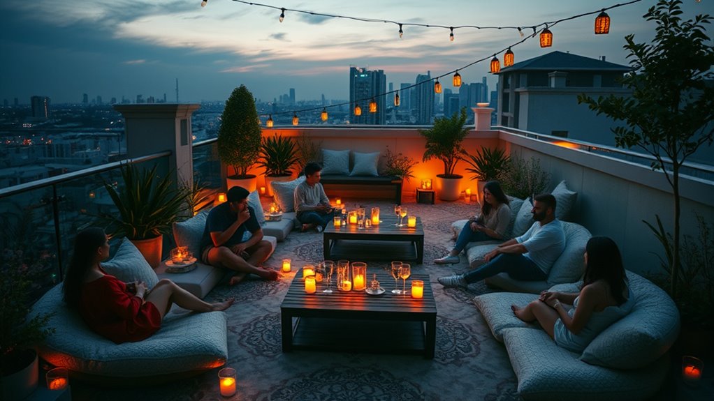 quiet relaxed social gatherings