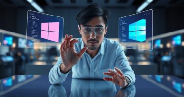 run windows in mid air