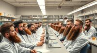 scientists paid for beards