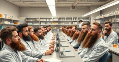 scientists paid for beards