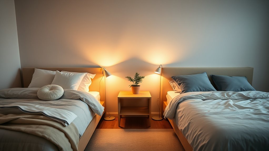 separate beds improve sleep