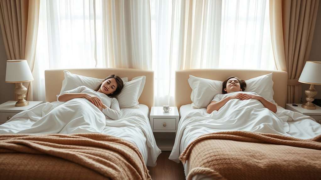 sleeping apart enhances connection