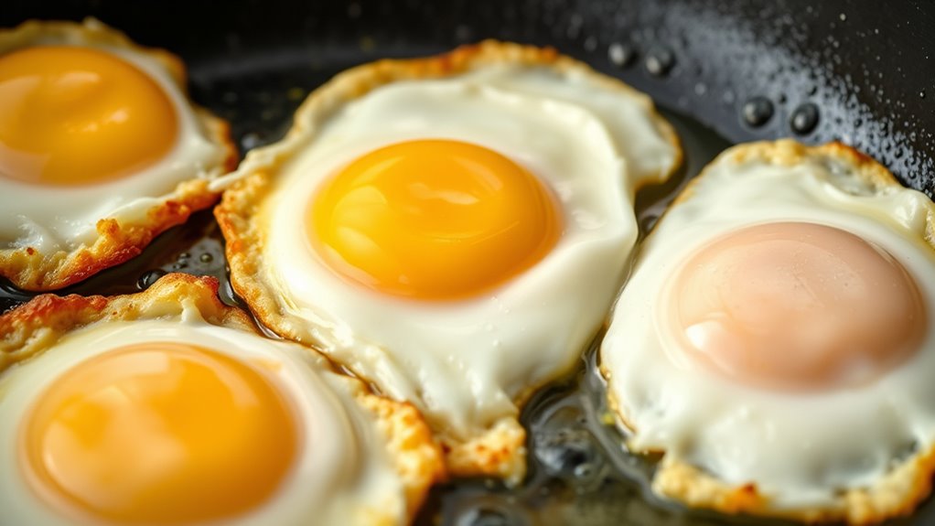 varied plant based egg textures