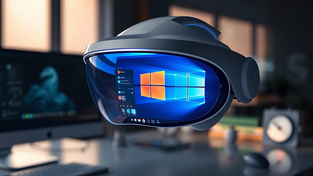 windows setup on vision pro