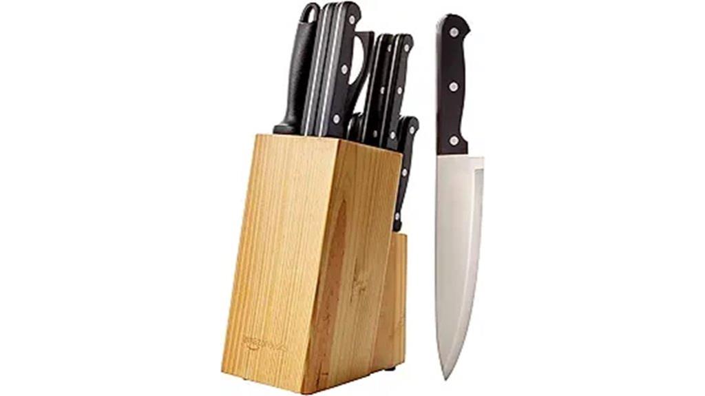14 piece stainless steel knife set