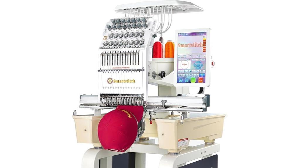 15 needle embroidery machine