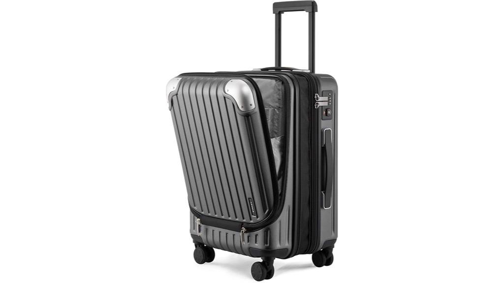20 inch expandable hardside luggage