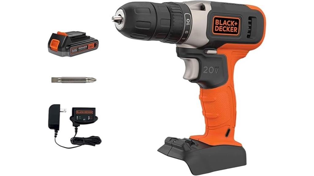 20v cordless drill kit