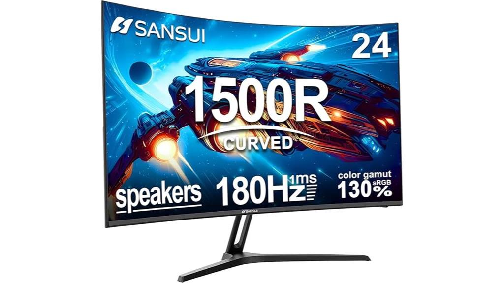24 inch curved gaming monitor