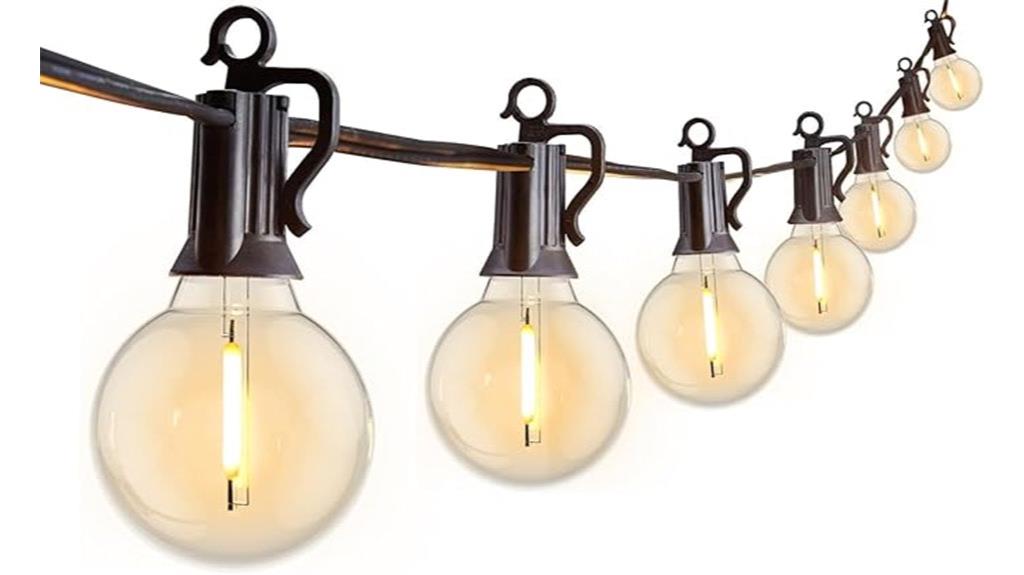 25 foot g40 led string lights