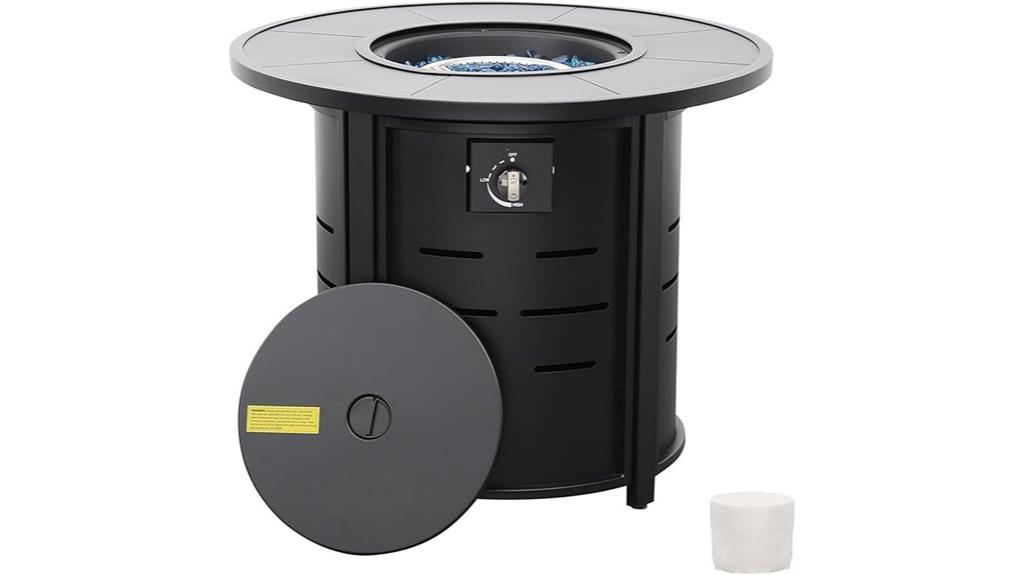 30 inch steel fire pit
