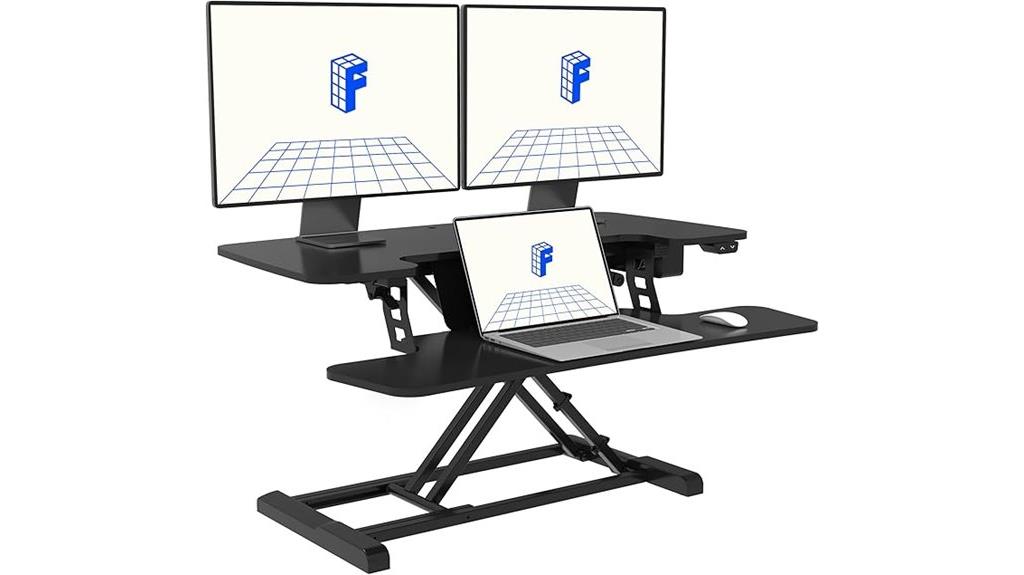 36 inch electric desk converter