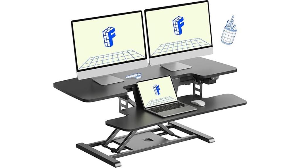 42 inch electric desk converter