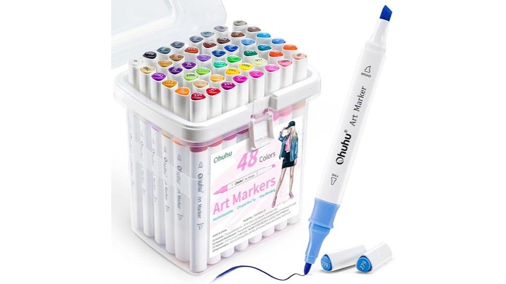 48 color marker set