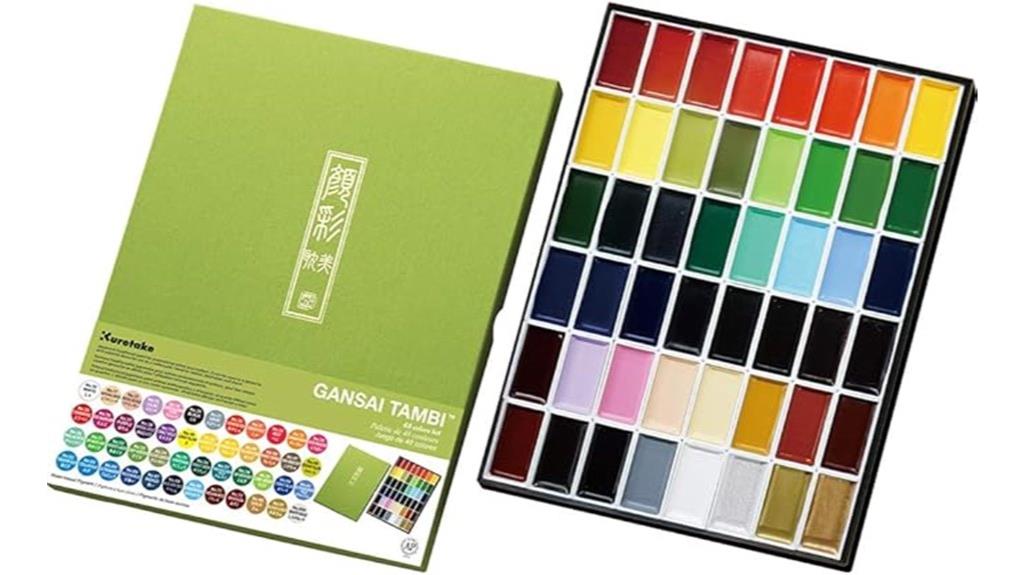 48 color watercolor set