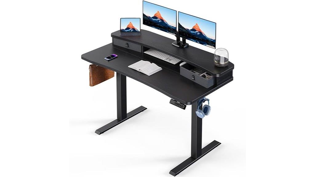 48 inch adjustable desk