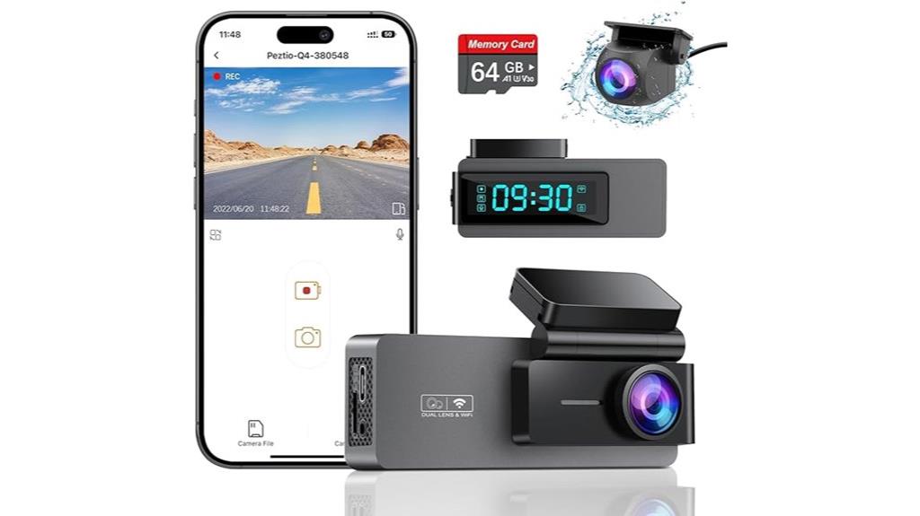 4k rear dash cam
