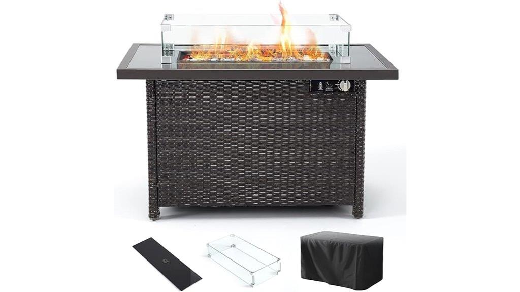 50 000 btu propane fire pit