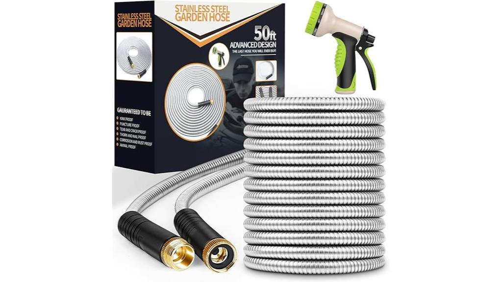 50 ft stainless steel hose