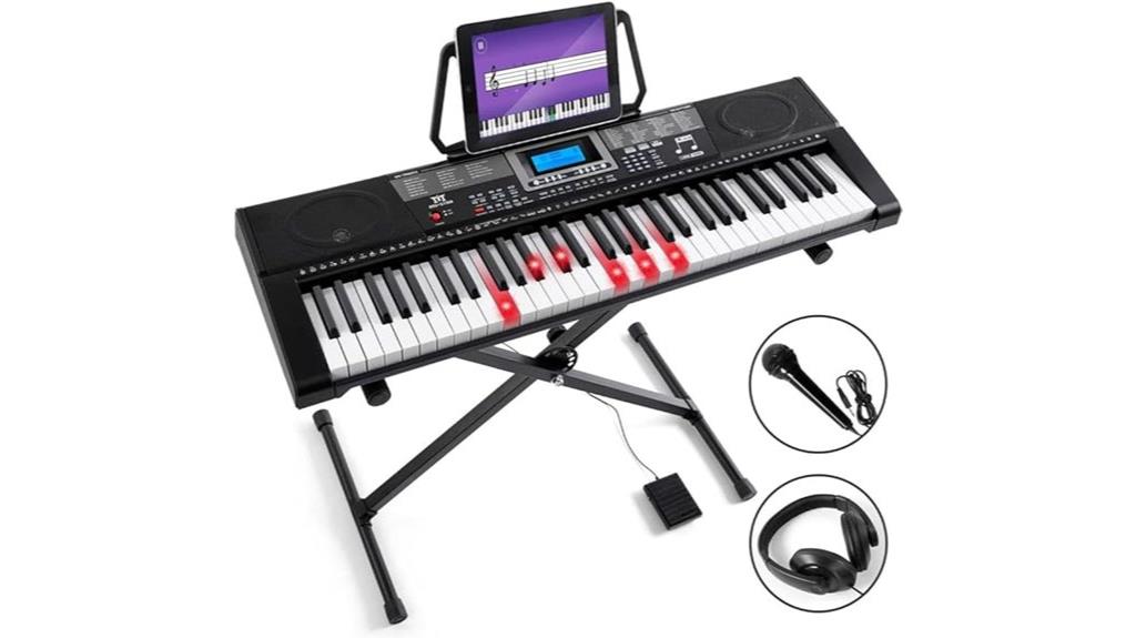 61 key learning piano