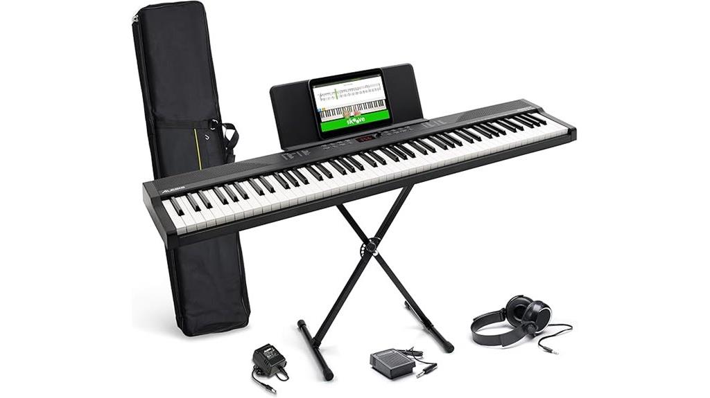 88 key keyboard with accessories