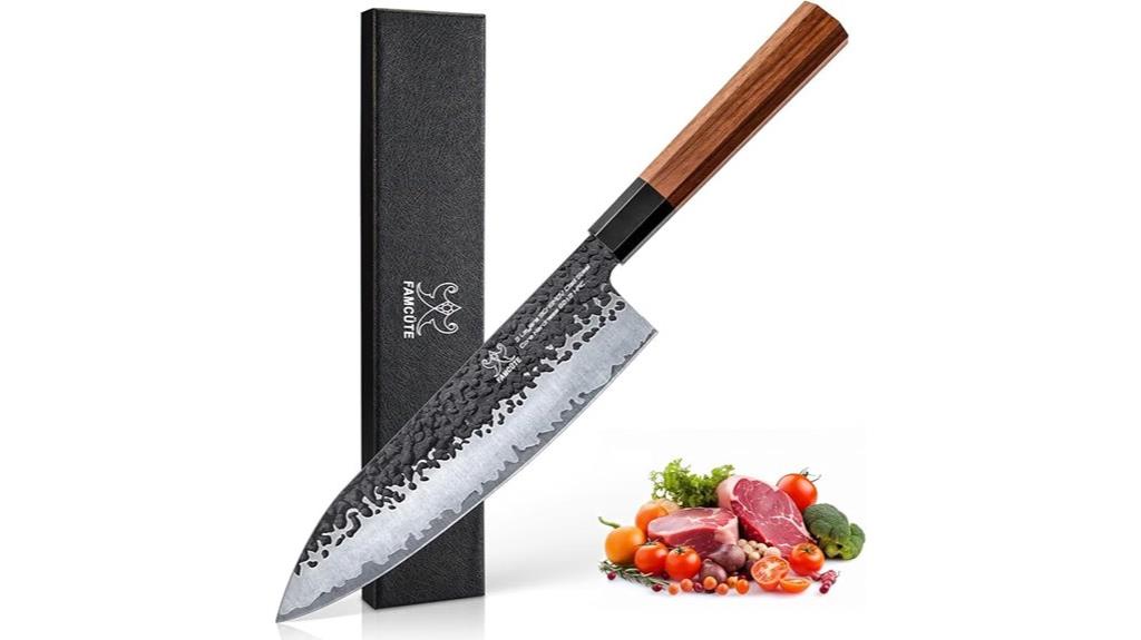 8 inch hand forged knife