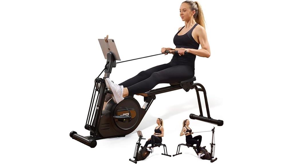 adjustable 3 in 1 rowing machine