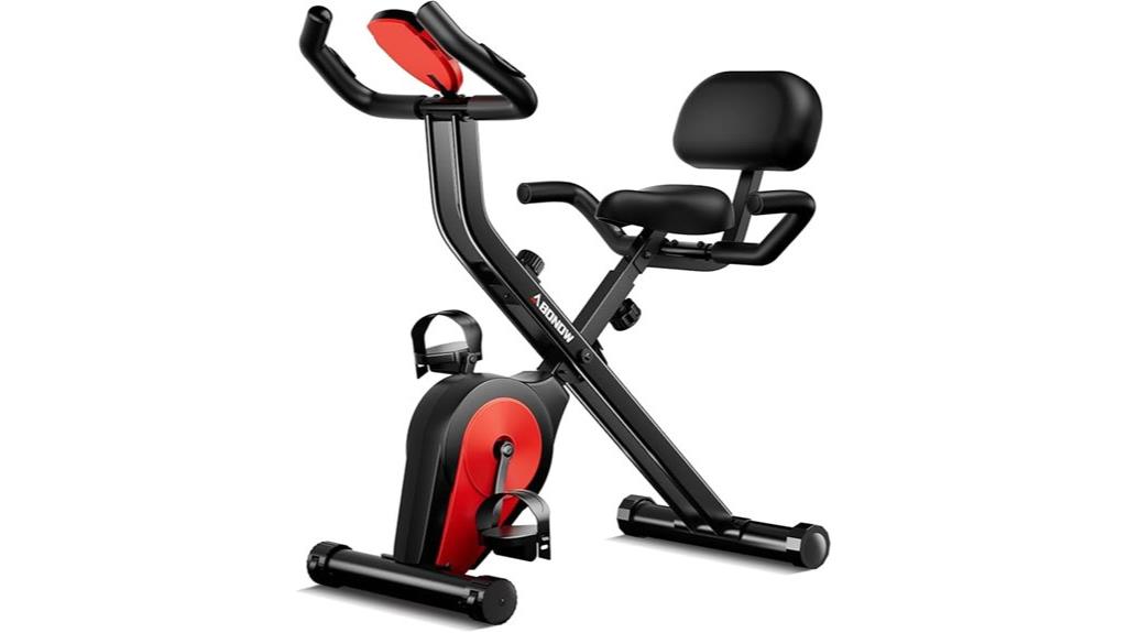 adjustable foldable exercise bike