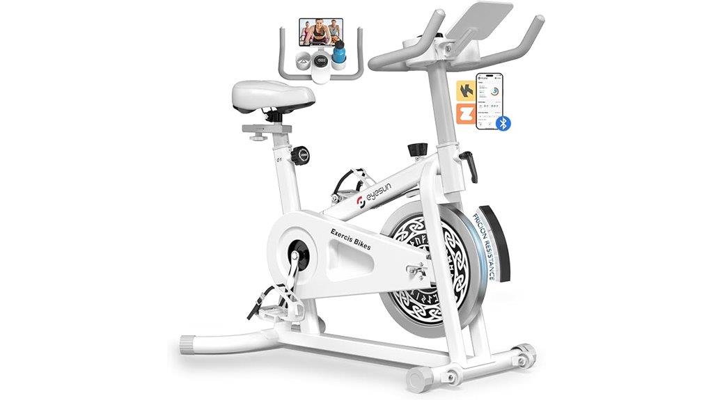 adjustable resistance exercise bike