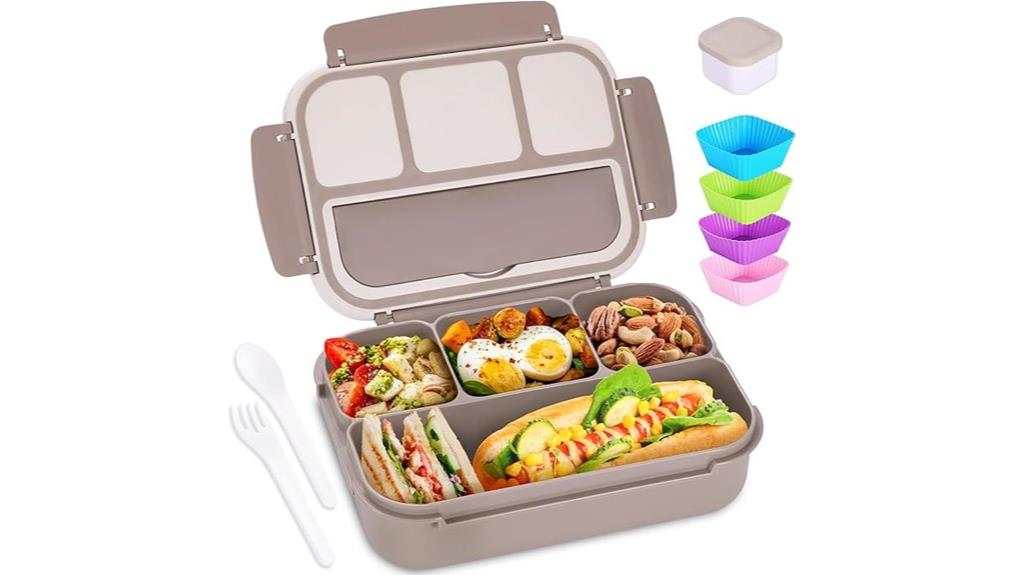 adult compartmental lunch box