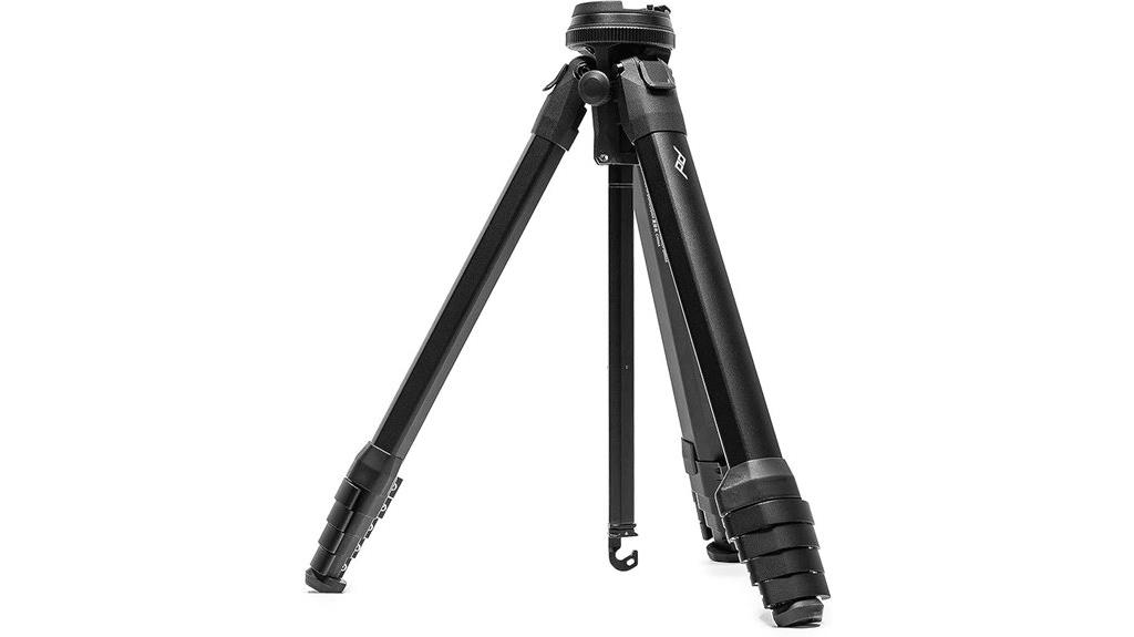 aluminum compact travel tripod