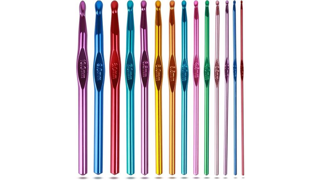 aluminum handle crochet hooks