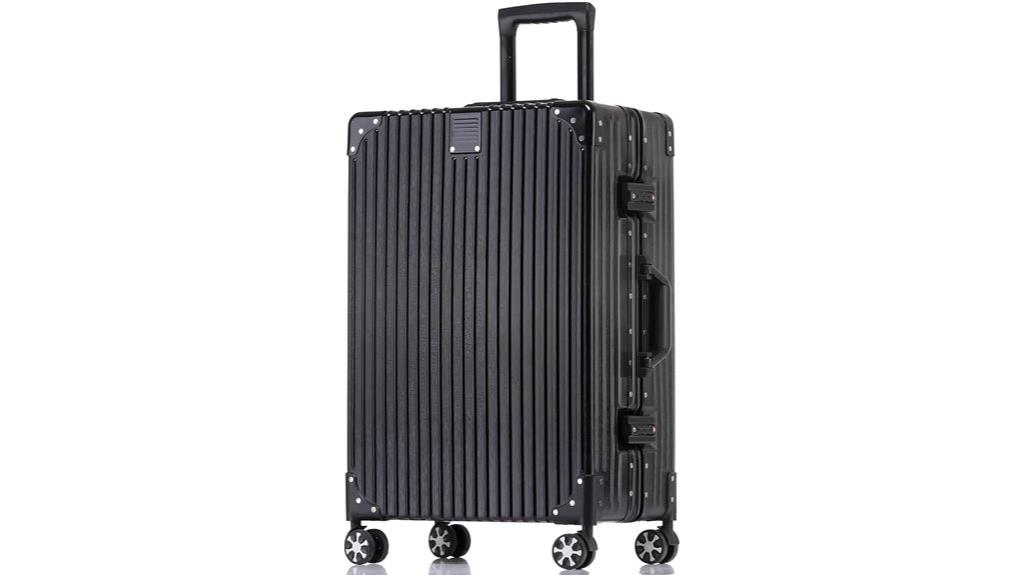 aluminum spinner carry on luggage