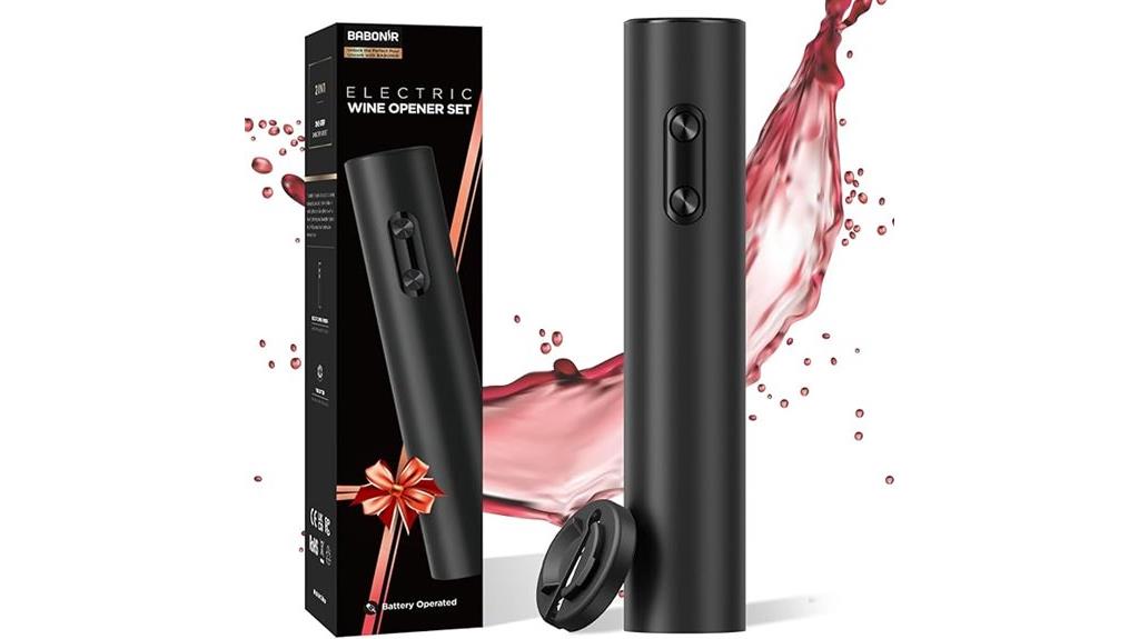 automatic wine opening set