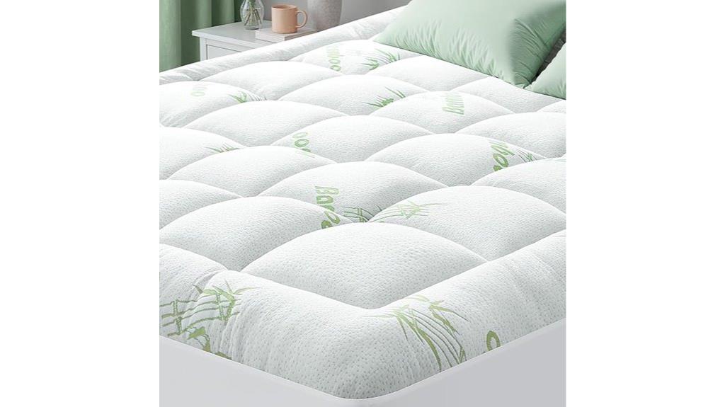 bamboo cooling mattress topper