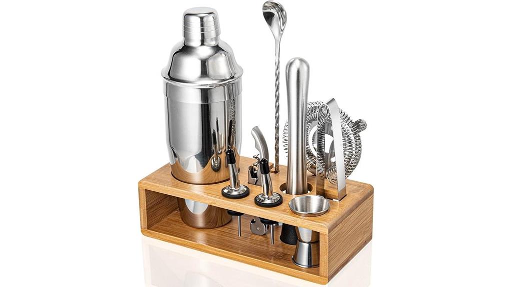 bamboo stand cocktail kit