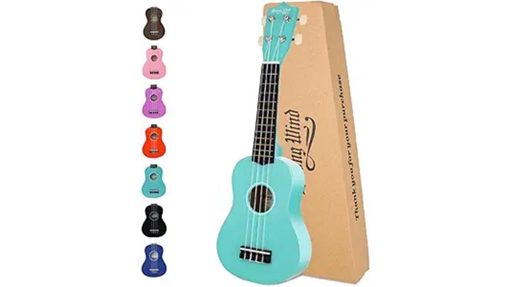 beginner 21 inch basswood ukulele