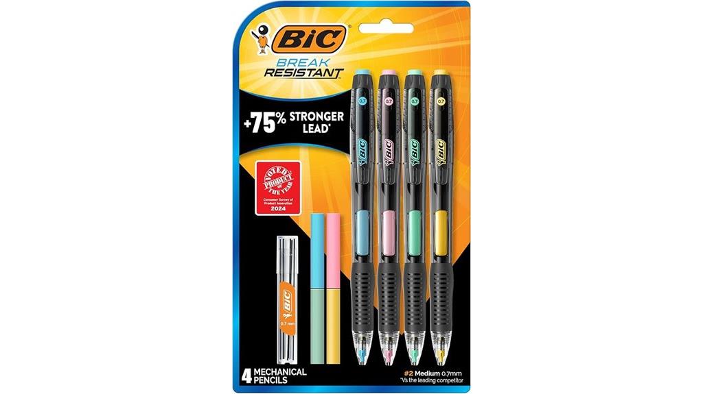bic 4 pack pencils